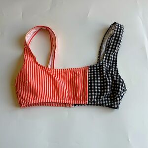 Aerie  Wide Strap Banded Scoop Bikini Top size XXS